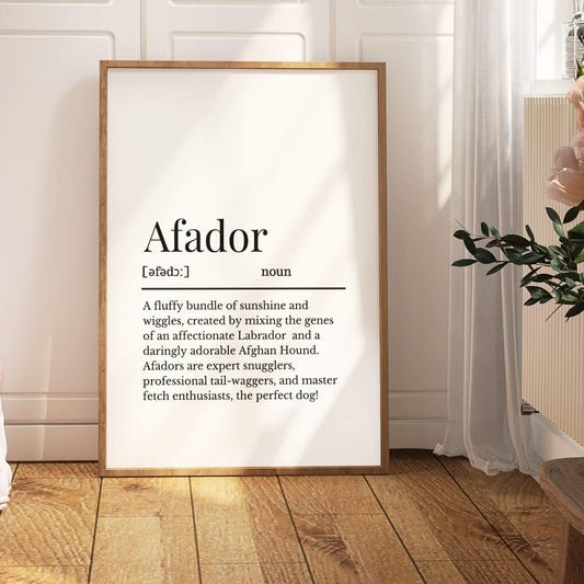 Afador Definition Print