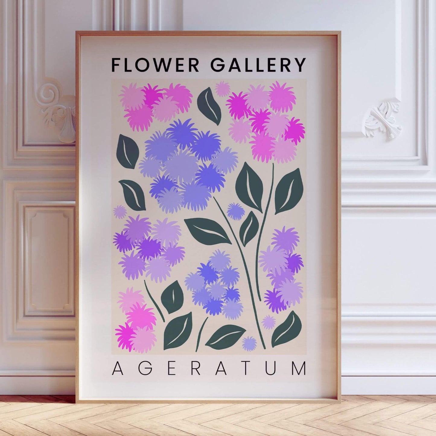 Ageratum Flower Gallery Print