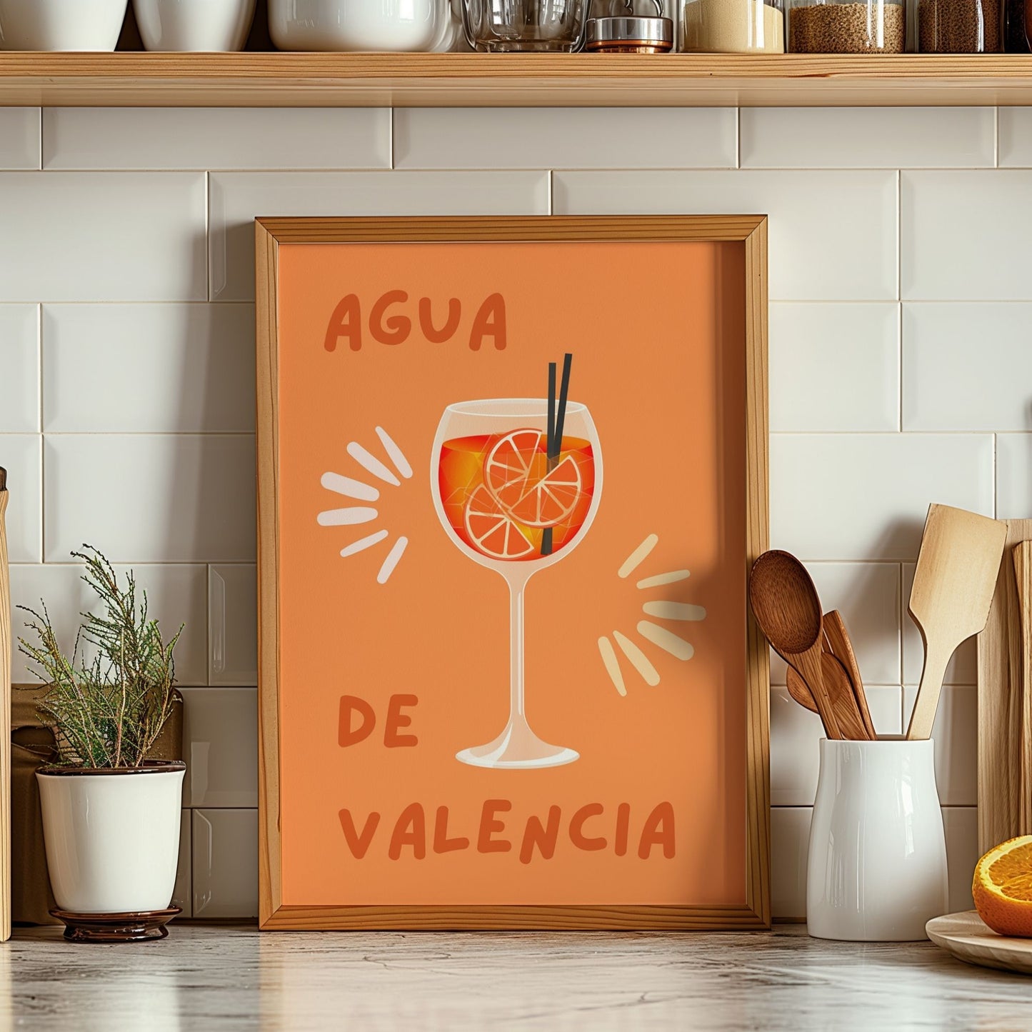 Agua De Valencia Wall Print