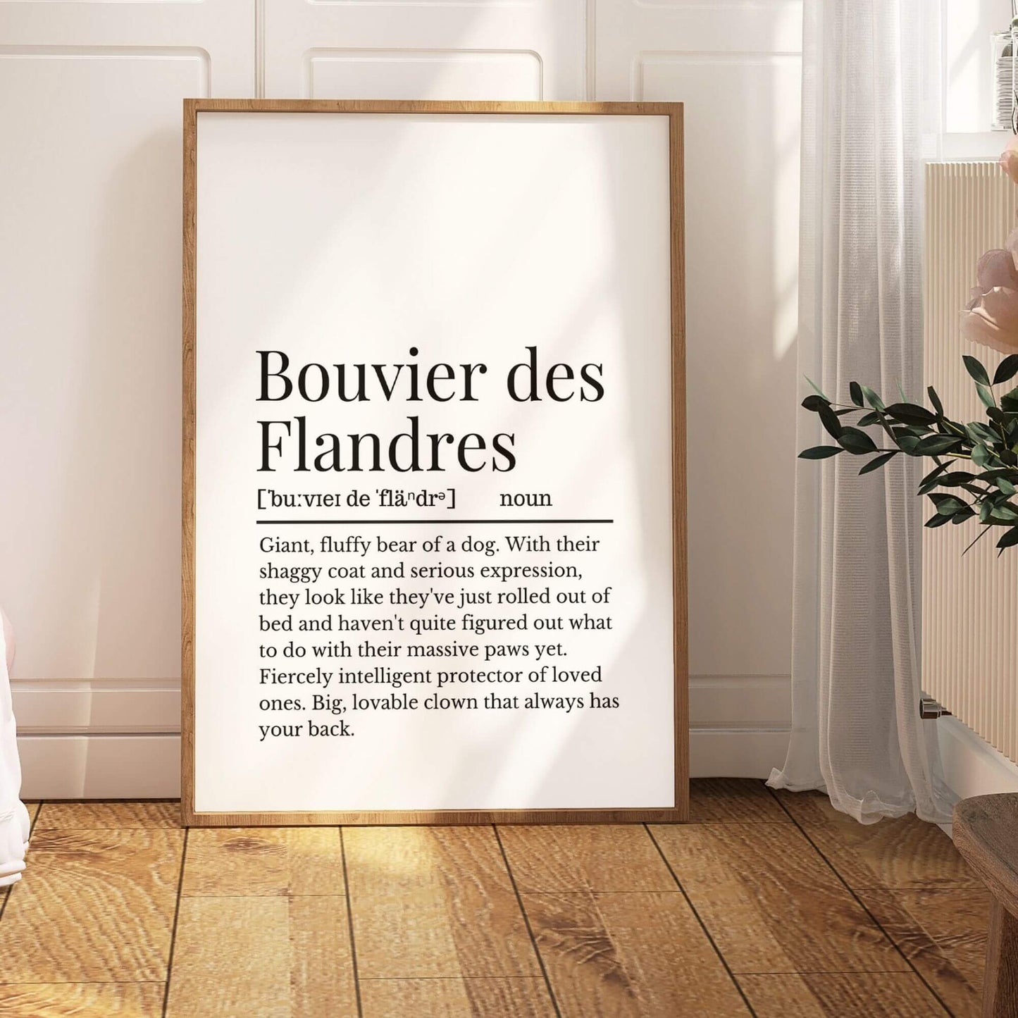 Bouvier Des Flandres Definition Print