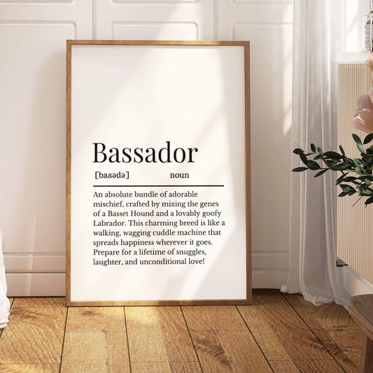 Bassador Definition Print