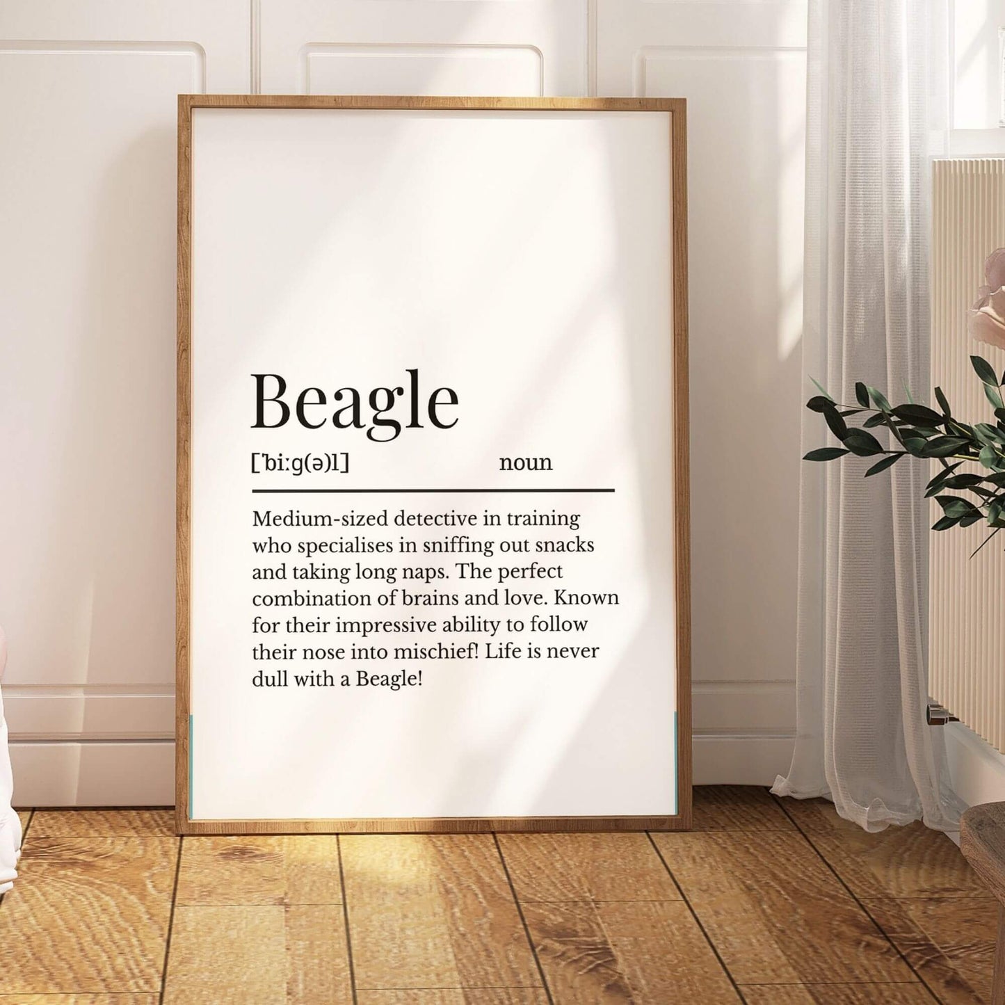 Beagle Dog Definition Print