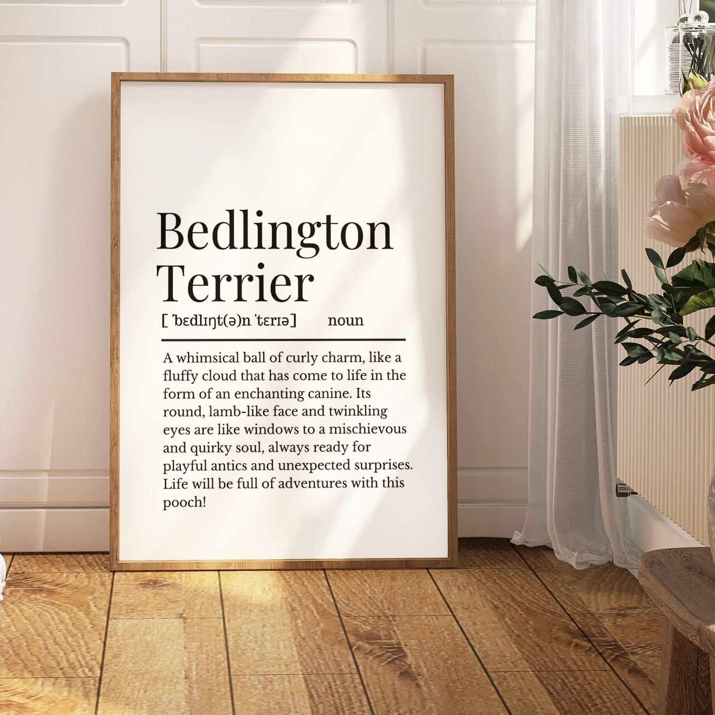 Bedlington Terrier Definition Print