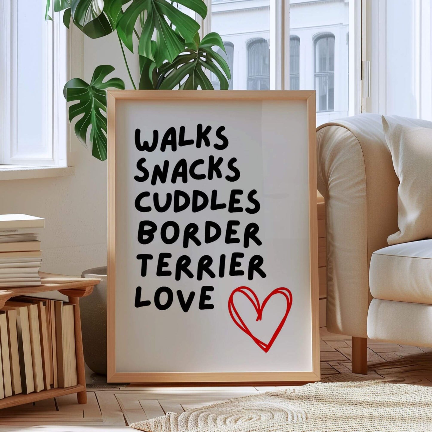 Border Terrier Love Print