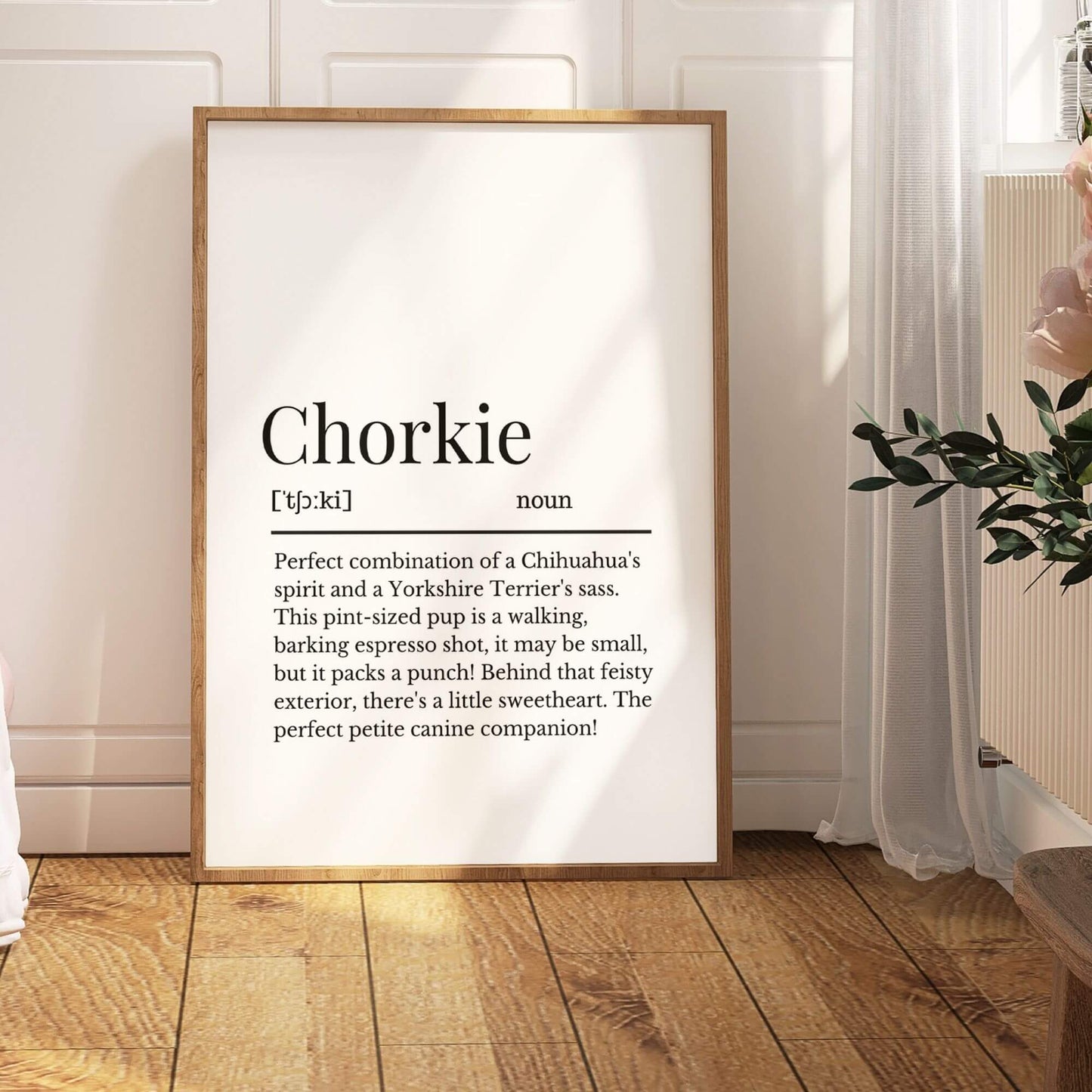 Chorkie Definition Print