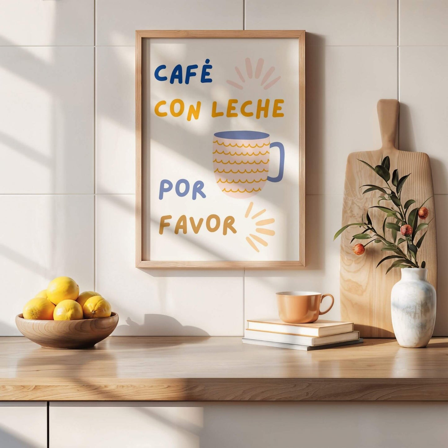 Café Con Leche Wall Print