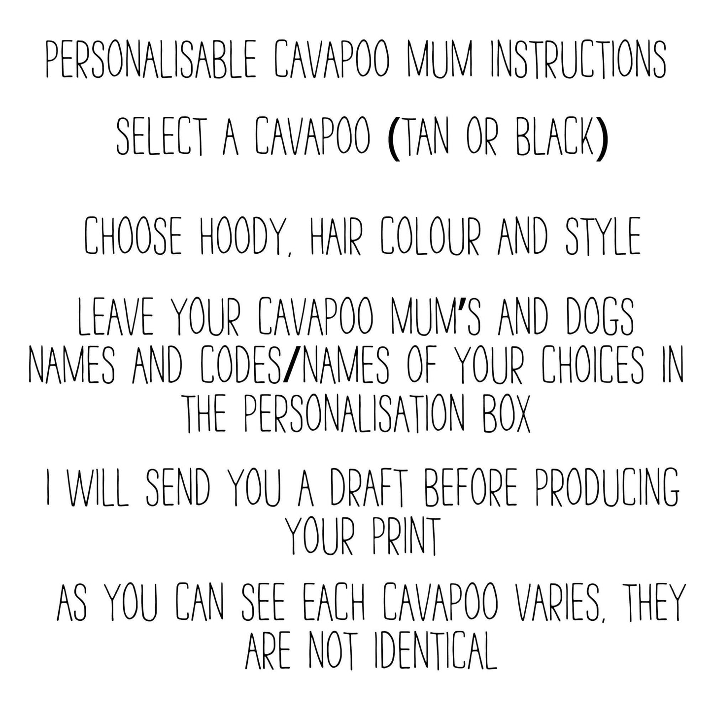 Cavapoo Mum Definition Print