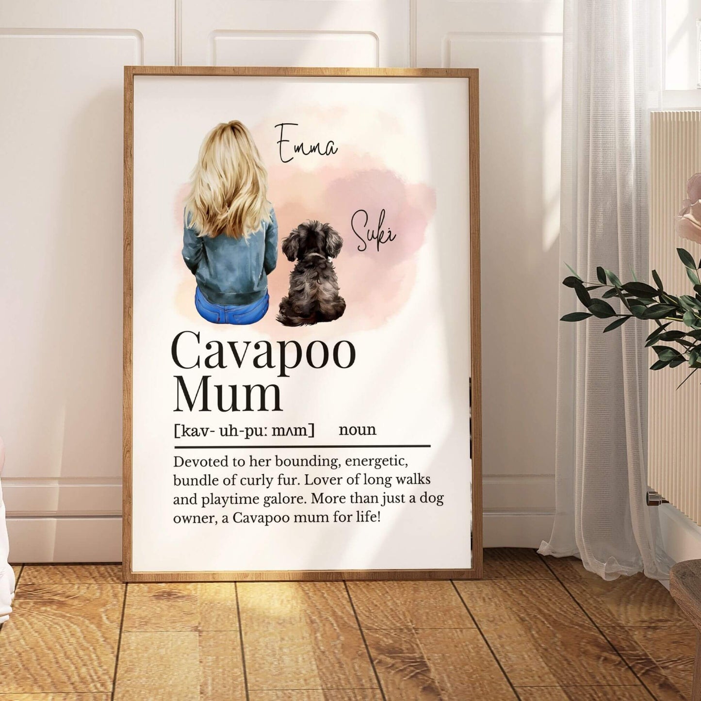 Cavapoo Mum Definition Print