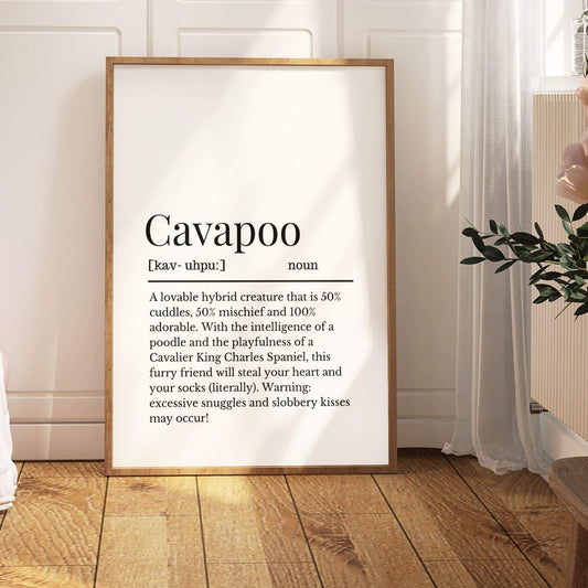 Cavapoo Definition Print