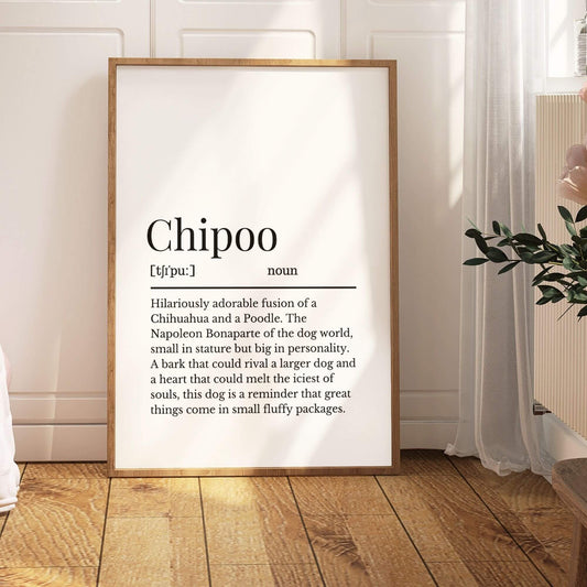 Chipoo Definition Print