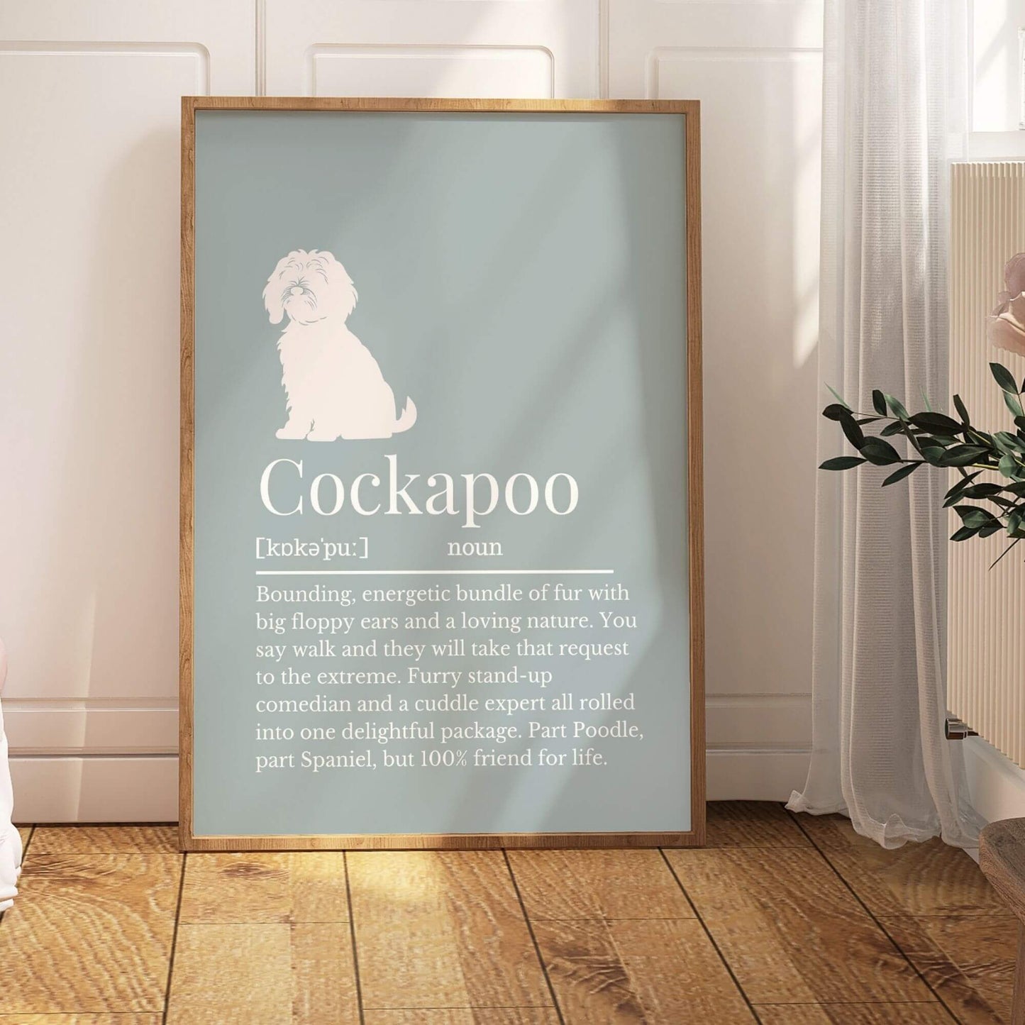 Coloured Cockapoo Definition Print