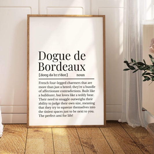 Dogue de Bordeaux Definition Print