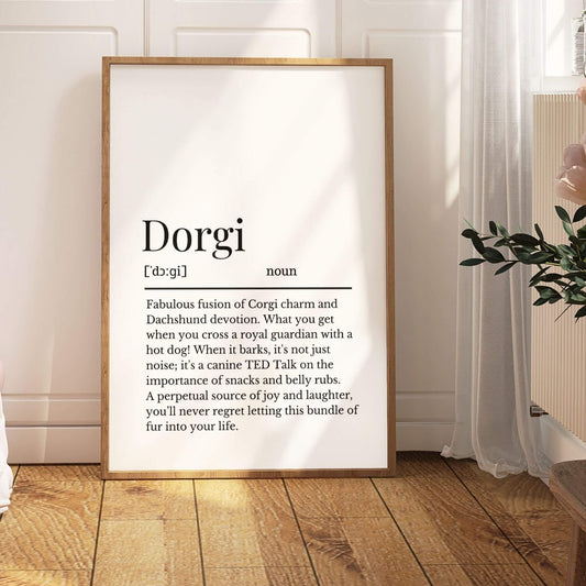 Dorgi Definition Print