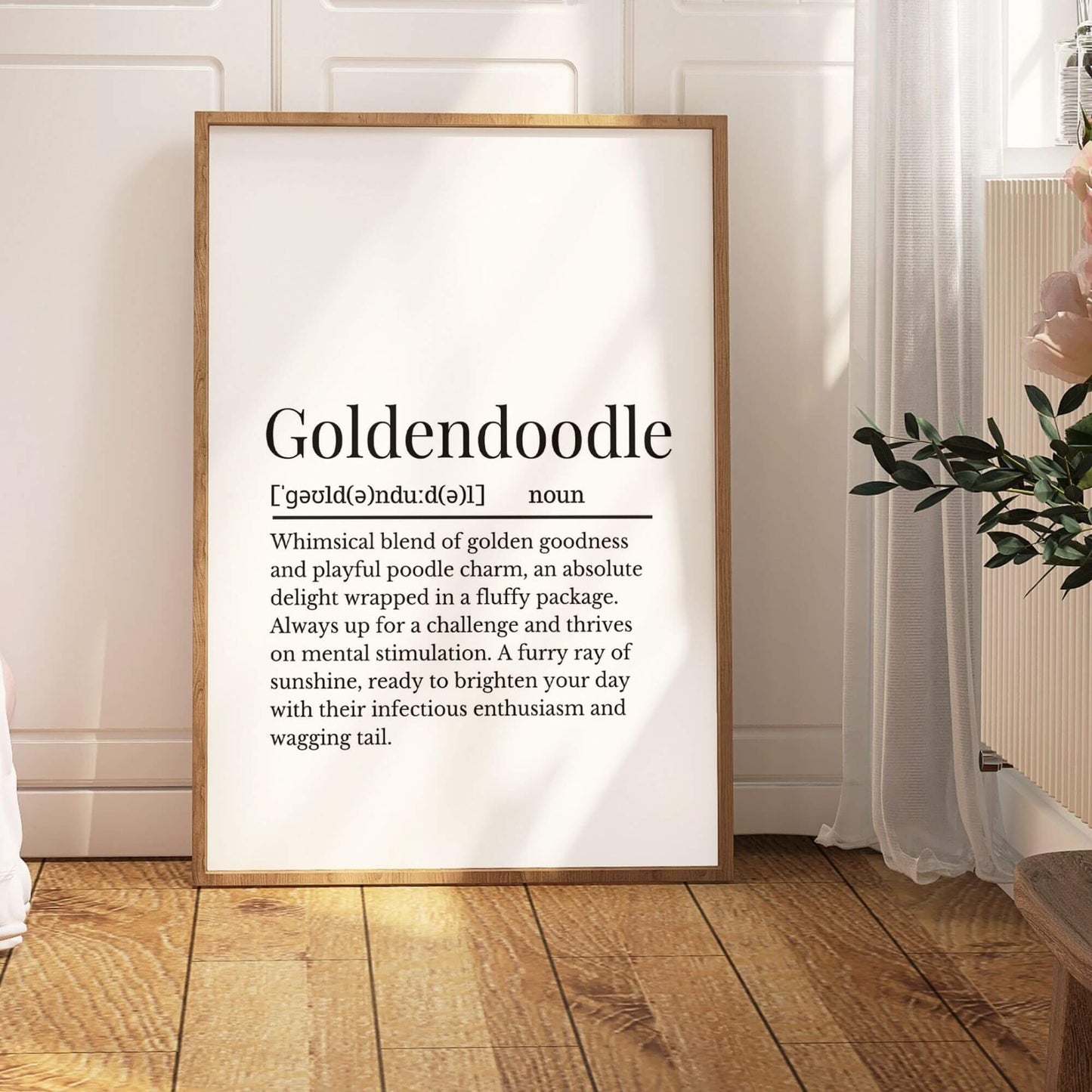 Goldendoodle Definition Print