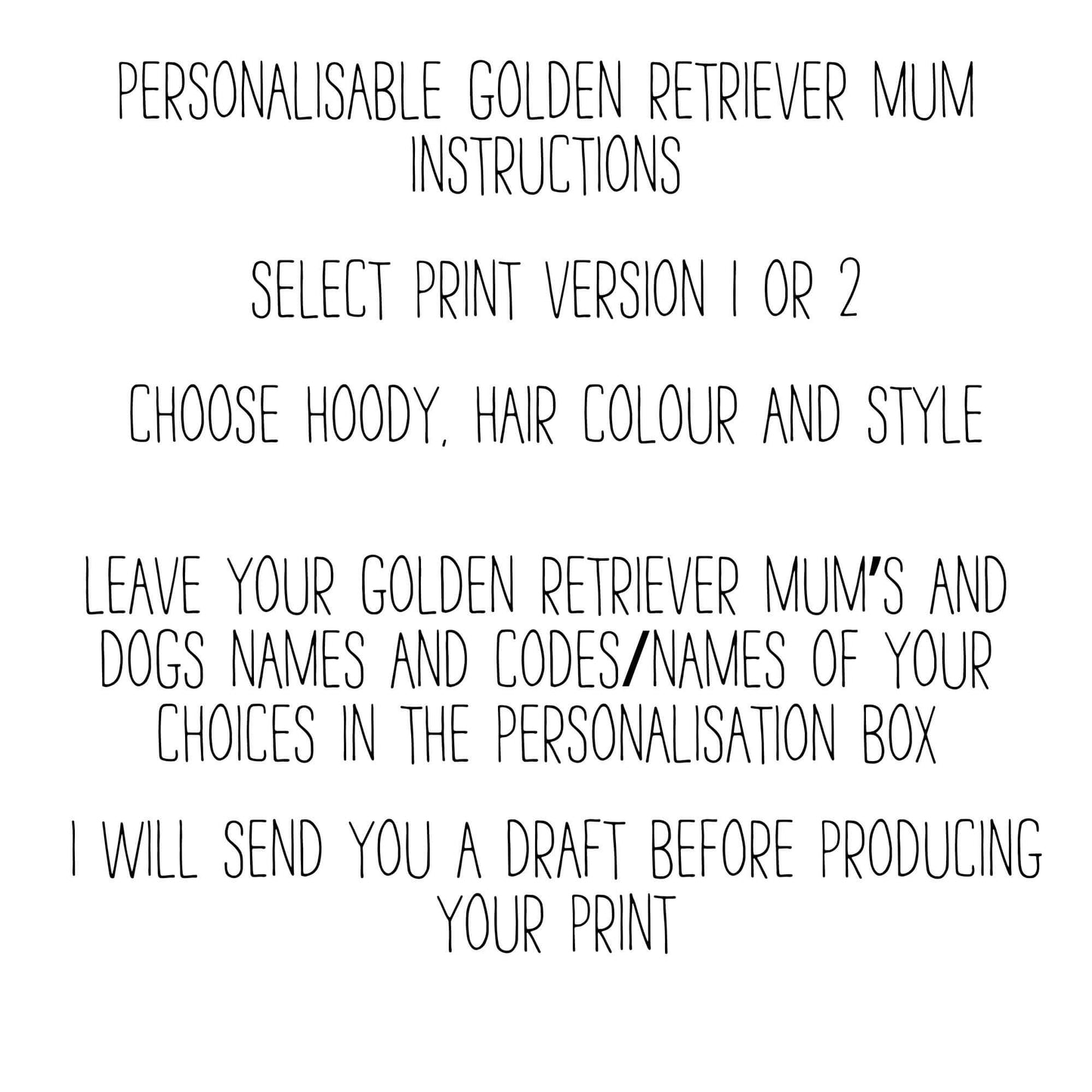 Golden Retriever Mum Definition Print