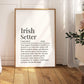 Irish Setter Definition Print