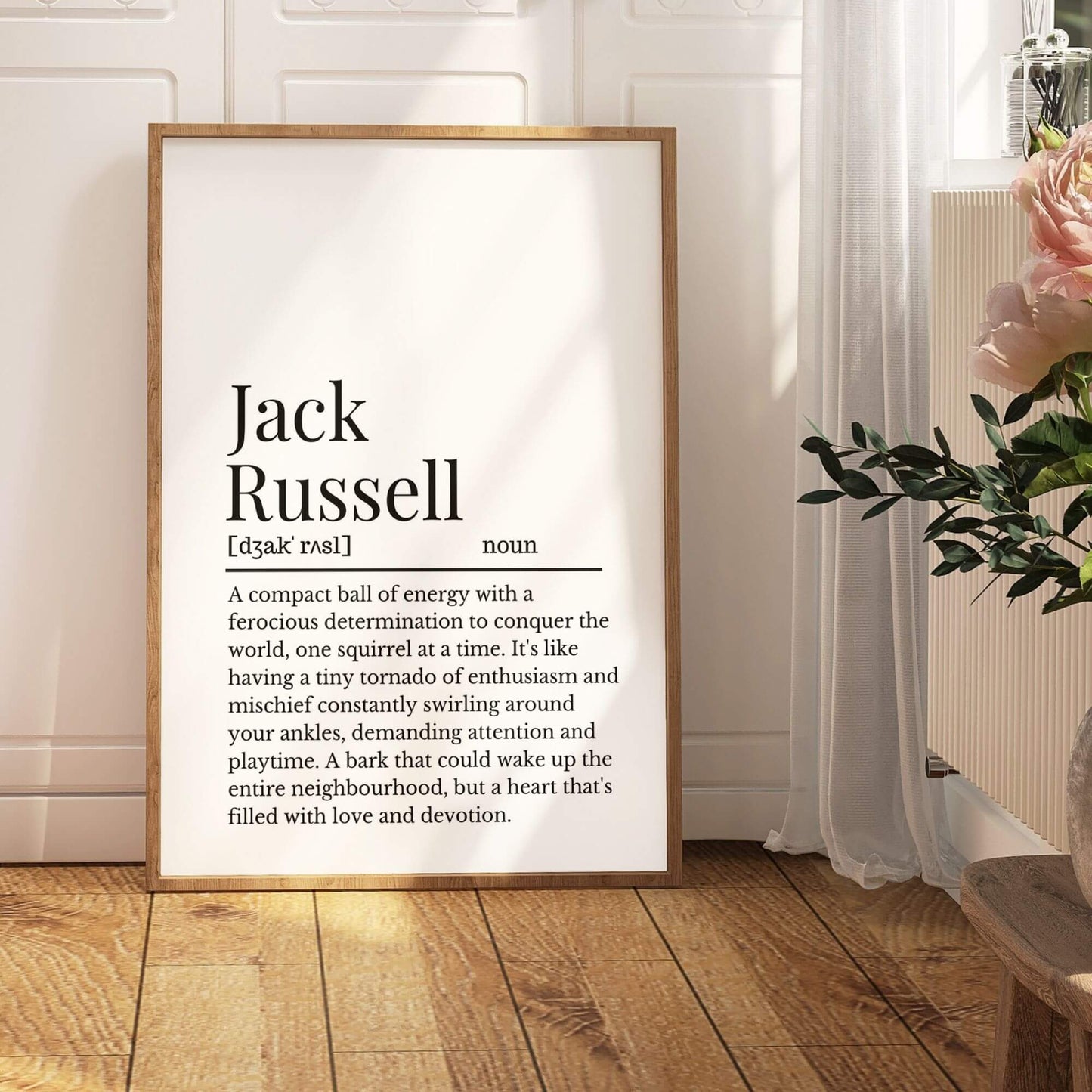 Jack Russell Dog Definition Print