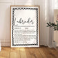 Personalised Labrador Definition Print