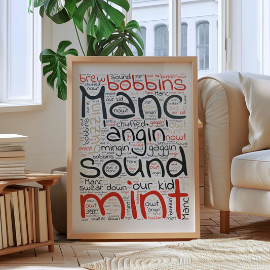 Manchester Slang Print