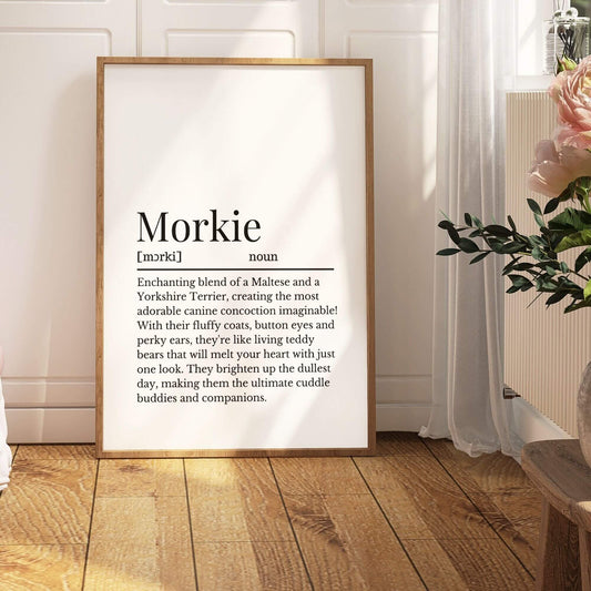 Morkie Definition Print