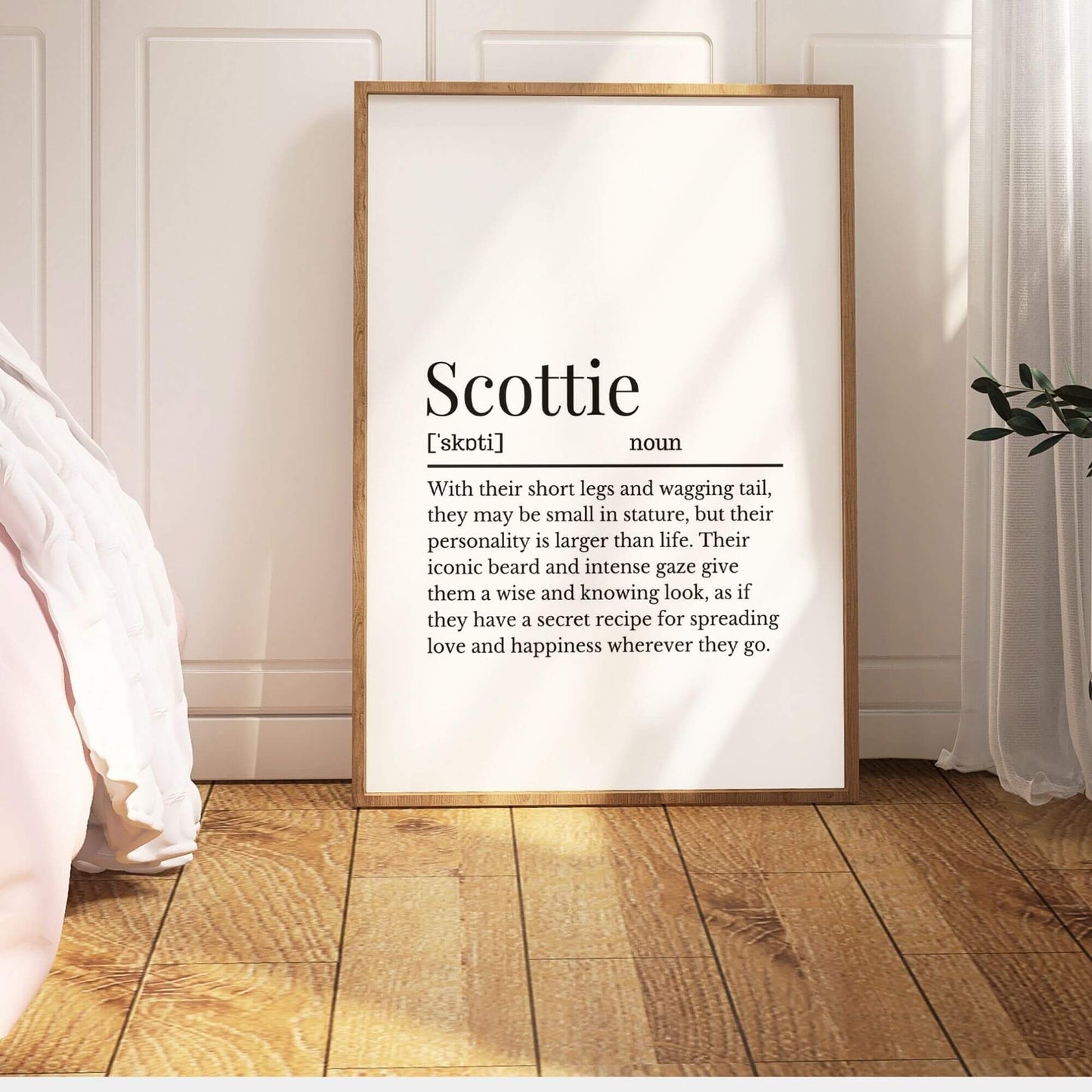 Scottie Dog Definition Print