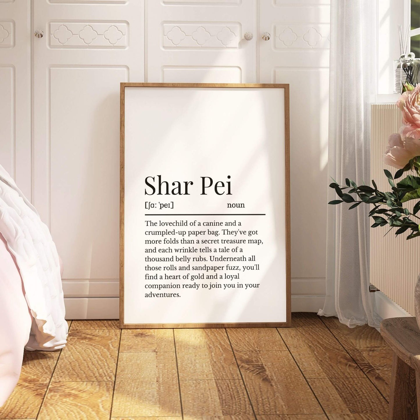 Shar Pei Definition Print