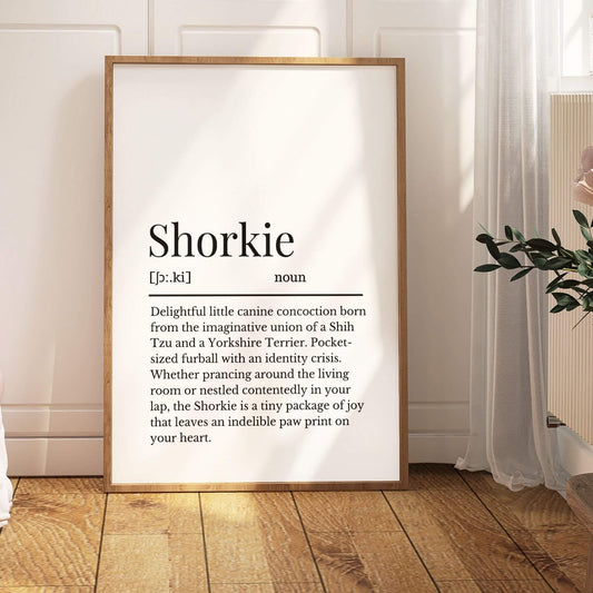 Shorkie Definition Print