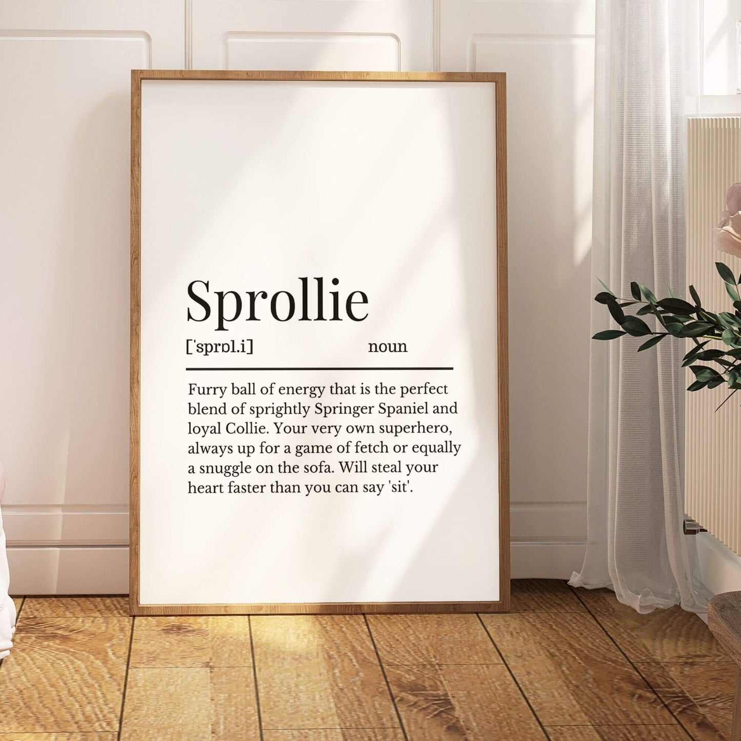 Sprollie Definition Print