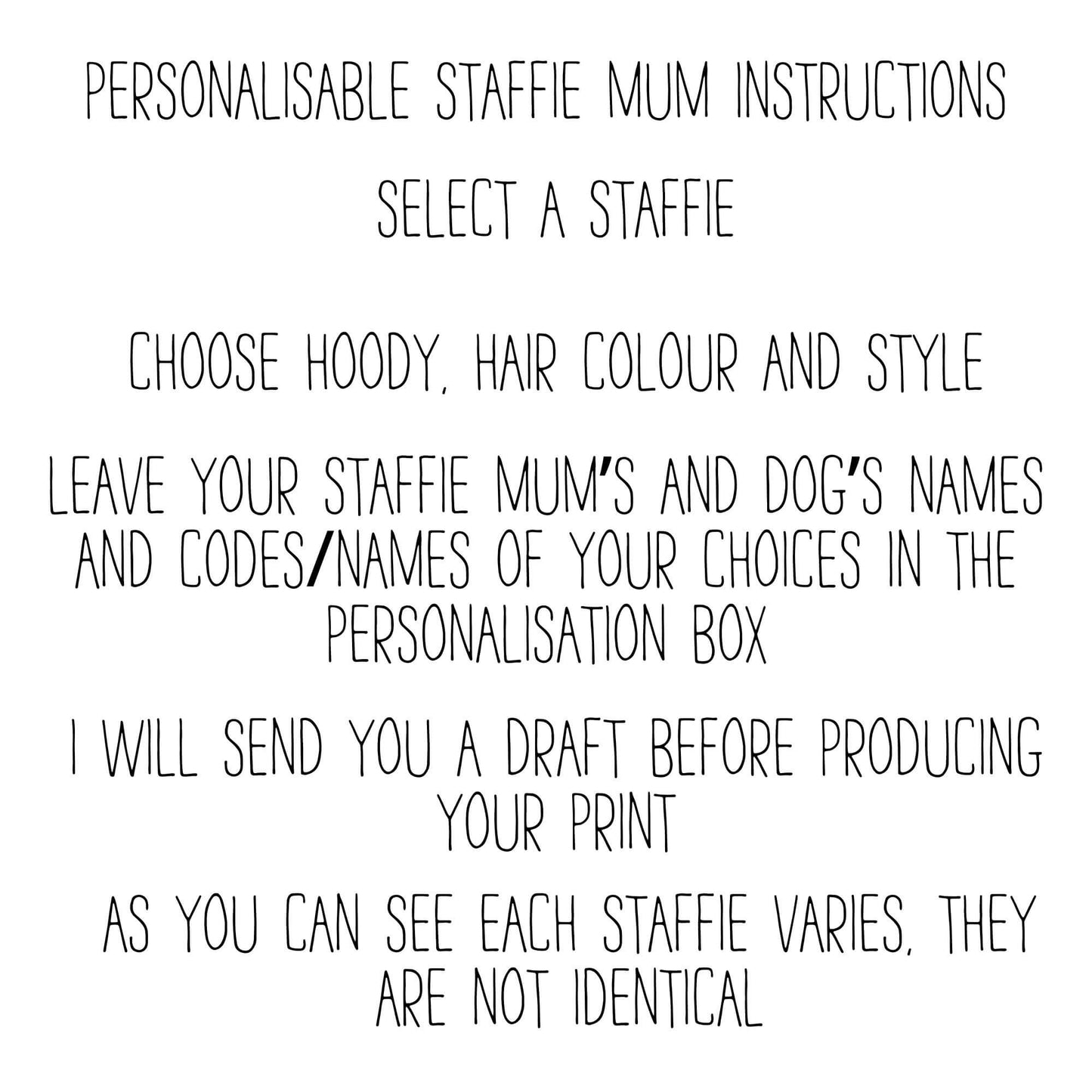 Staffie Mum Definition Print