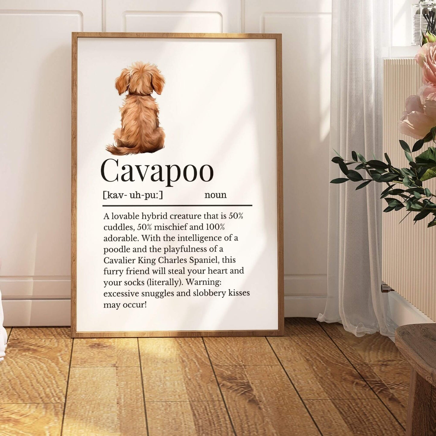 Tan Cavapoo Definition Print