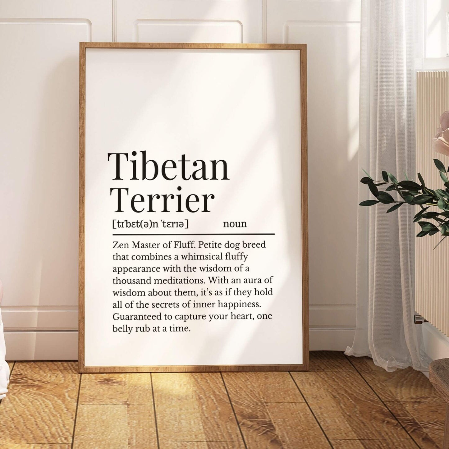 Tibetan Terrier Definition Print