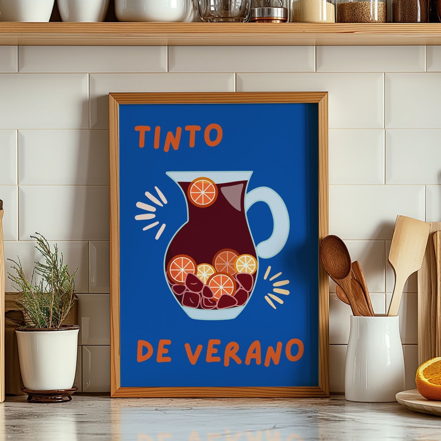 Tinto De Verano Wall Print