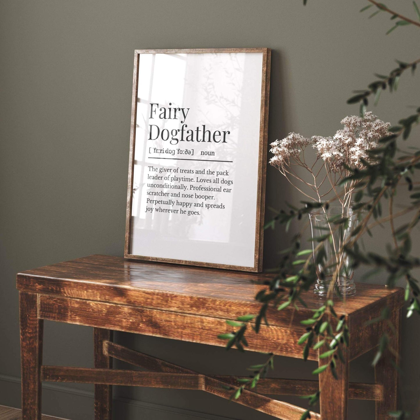 Fairy Dogfather Definition Print